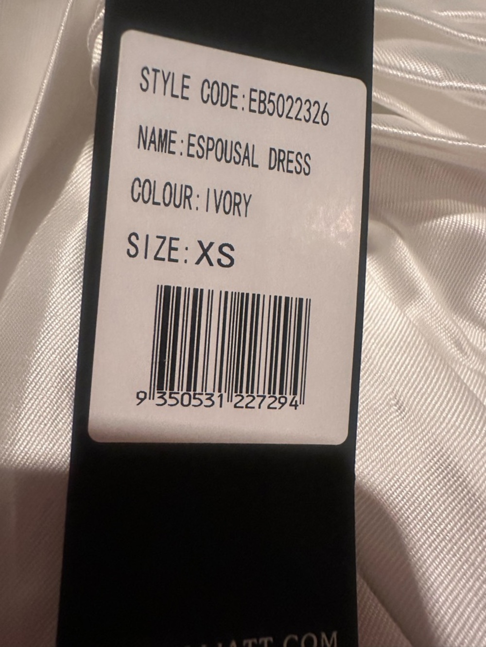 Off-Shoulder White Satin Mini Dress - Picture 13 of 16